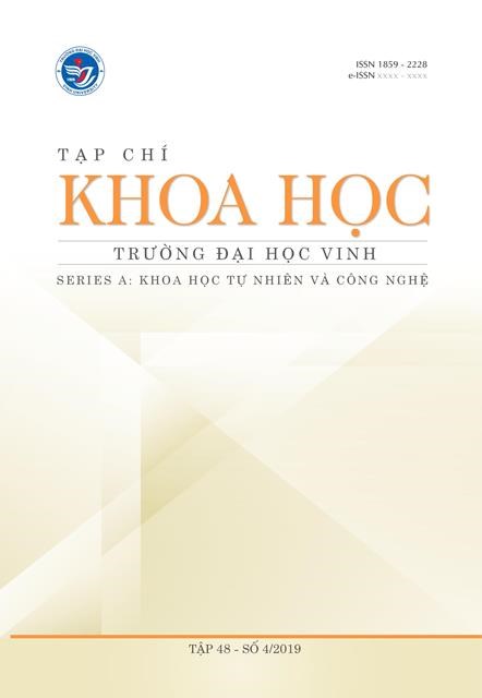 Tập 48, Số 4A, 01/2020